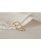 Inel minimalist din aur galben de 14k Emma