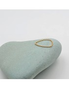 Inel minimalist din aur galben de 14k Emma