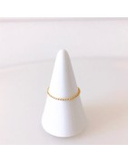 Inel minimalist din aur galben de 14k Emma